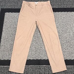COS Straight Leg Corduroy Pants Women’s 12 Beige Cotton Casual Classic Workwear